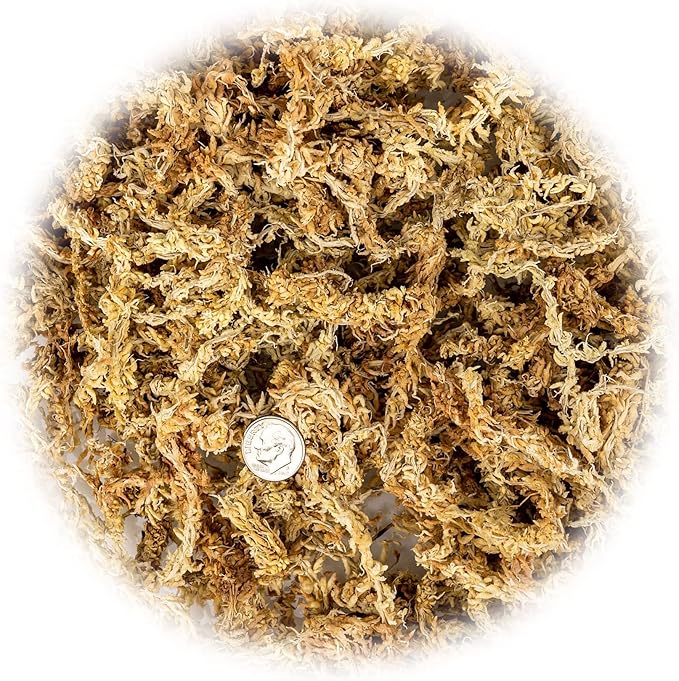 Premium New Zealand Sphagnum Moss by Gardenera - 20 Quart - Organic Hand Mixed Long Fibered Sphagnum Moss Orchid (4 Bags of 5 Quart)