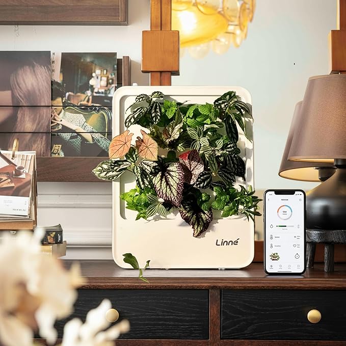 Indoor Garden Hydroponic System with LED Grow Light Indoor herb Garden, Indoor Garden Hydroponic System with LED Grow Light (White)