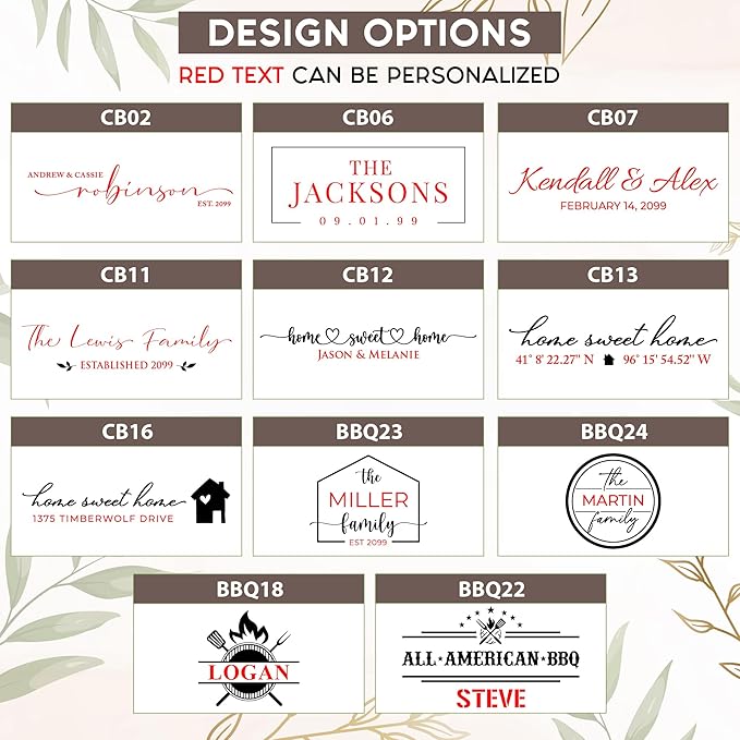 Personalized Grill Set for Housewarming Gifts for Couple & Family, New Homeowners, Barbeque Grill, 11 pc Grill Accessories, BBQ Grill, Realtor Closting Gifts, New Apartment Gifts, New Home Gifts