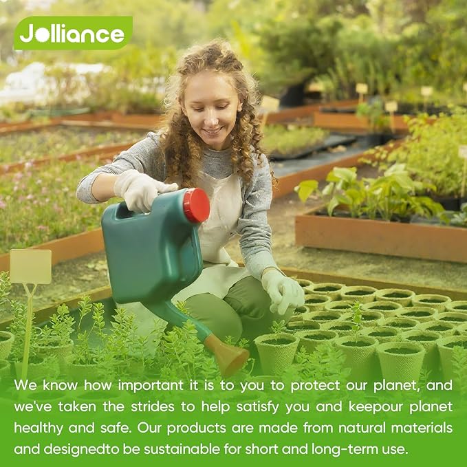 4” Peat Pots with 60Pcs Plant Labels, Biodegradable Pots for Seedlings with Drainage Holes, Garden Plant Nursery Pots Seed Starting Trays