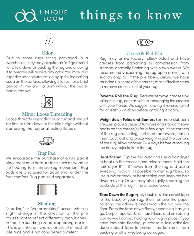 Unique Loom Outdoor Solid Collection Area Rug (10' x 14' 1" Rectangle Beige/Ivory)