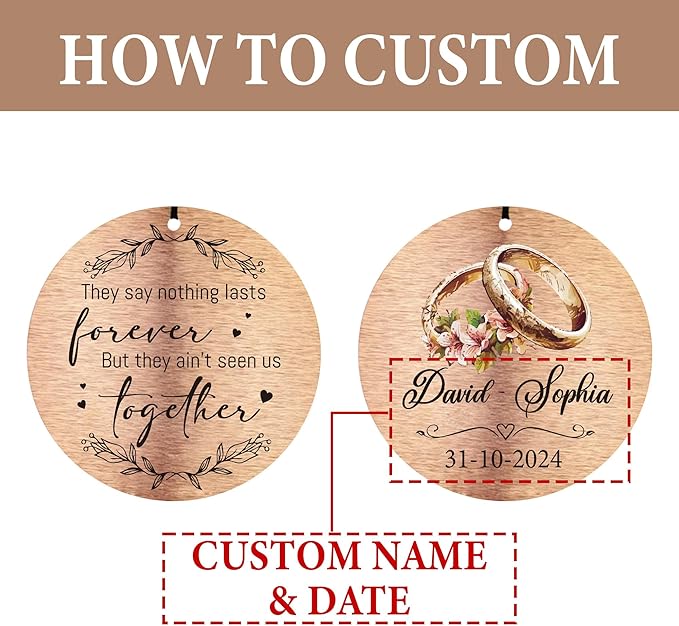 Personalized Wedding Gifts Wind Chime, Wedding Gift for Newlywed Couple 2025, Bridal Shower Gifts for Guests, Celebrate Bride Groom Husband Wife Engagement Gift Anniversary, 36inch and 42inch