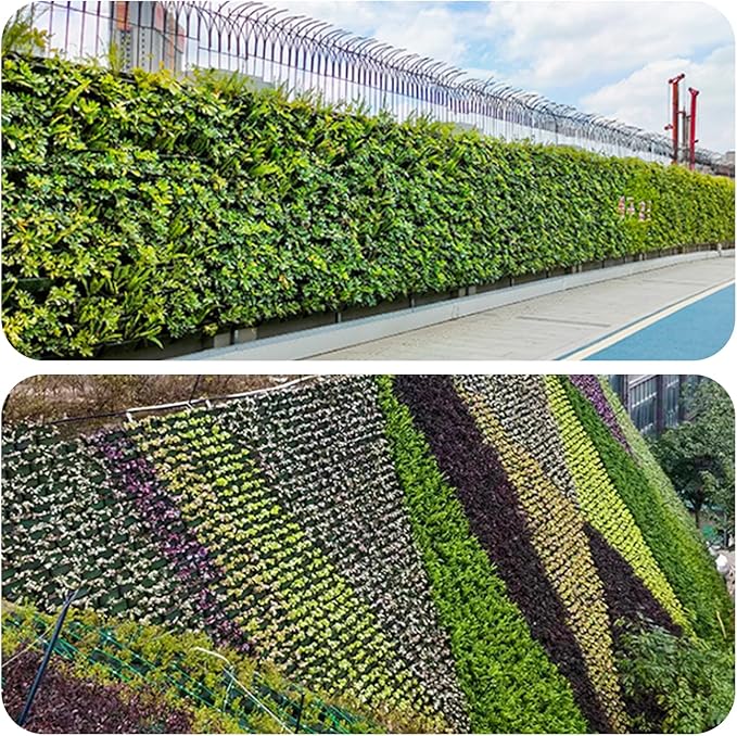 Self Watering Wall Planter with 18 Pots, Vertical Garden Planter for Indoor Plants, Wall Mounted planters Hanging Flower Herbs Vegetables for Garden (Green)