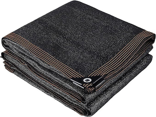 winemana 70% Black Shade Cloth, 12 x 6 FT Durable Mesh Tarp with Grommets, Resistant Garden Sun Shade Netting with Taped Edge for Plant Cover, Greenhouse, Patio, Tomatoes, Chicken Coop, Barn Kennel