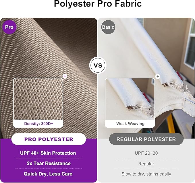 PURPLE LEAF 10' X 13' Rectangle Cantilever Umbrella with Base Outdoor Large Aluminum Patio Umbrella with 3-Year Fade Resistance Recycled Fabric and 360-degree Rotation for Deck Pool Garden, Ash Mocha