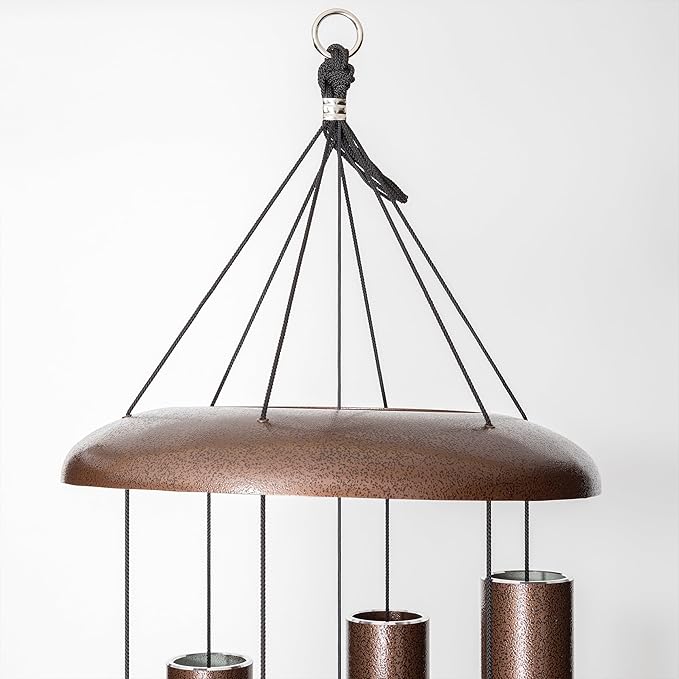 Corinthian Bells by Wind River - 65 inch Copper Vein Wind Chime for Patio, Backyard, Garden, and Outdoor Decor (Aluminum Chime) Made in The USA