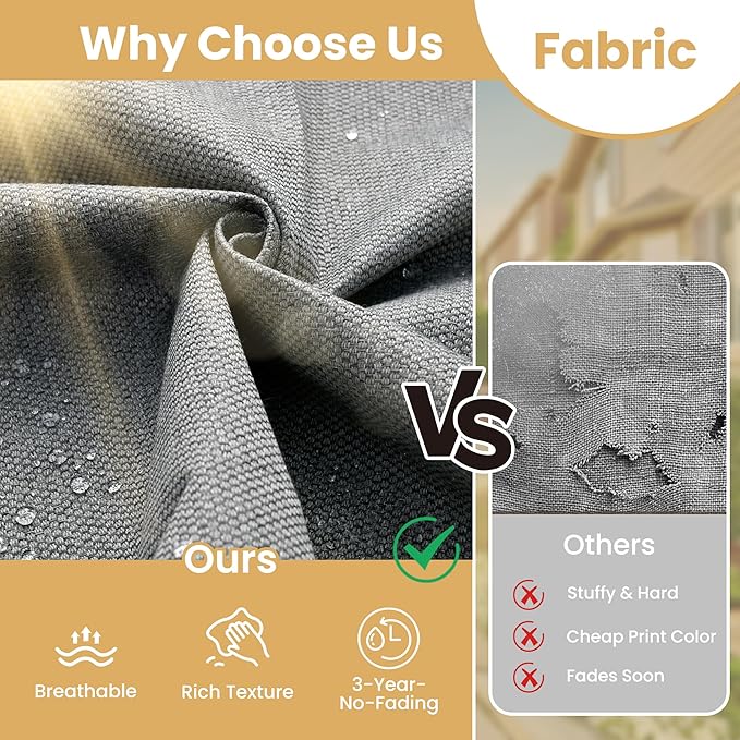 HOOOWOOO Outdoor Sectional Furniture Set,8 Pieces Wicker Patio Conversation Sets,L Shape All Weather Outside Couch Sofa Set with Swivel Chairs Ottoman,Charcoal Gray