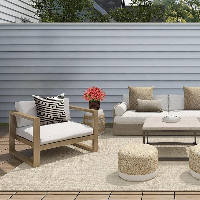 15 Bundles Artificial Flowers Outdoor UV Resistant Fake Silk Plants Plastic Faux Shrubs Outside Front Porch Window Box Garden Home Hanging Planter Decoration (Red)