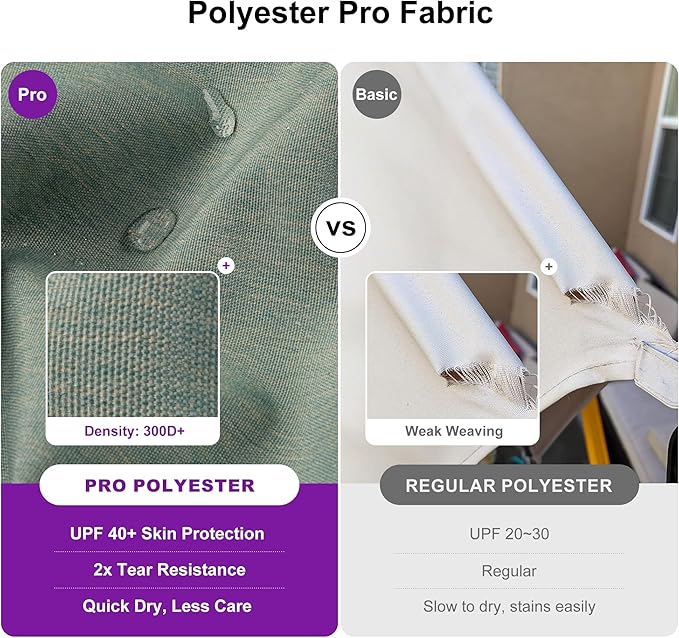 PURPLE LEAF 8 FT Outdoor Umbrella with Base Patio Cantilever Aluminum Umbrella with 3 Years Fade Resistance Recycled Fabric Offset Square with 360-degree Rotation for Deck Pool Garden, Mint Green