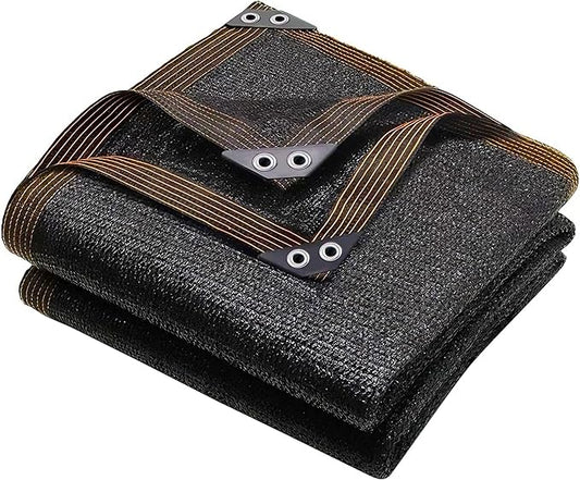 winemana 40% Black Shade Cloth, 3.3 x 13.3 FT Mesh Tarp for Garden Greenhouse Patio, Plants Heat Protection, Outdoor Sun Shade Cover, Resistant Netting Screen with Grommets for Growing Chicken Coop