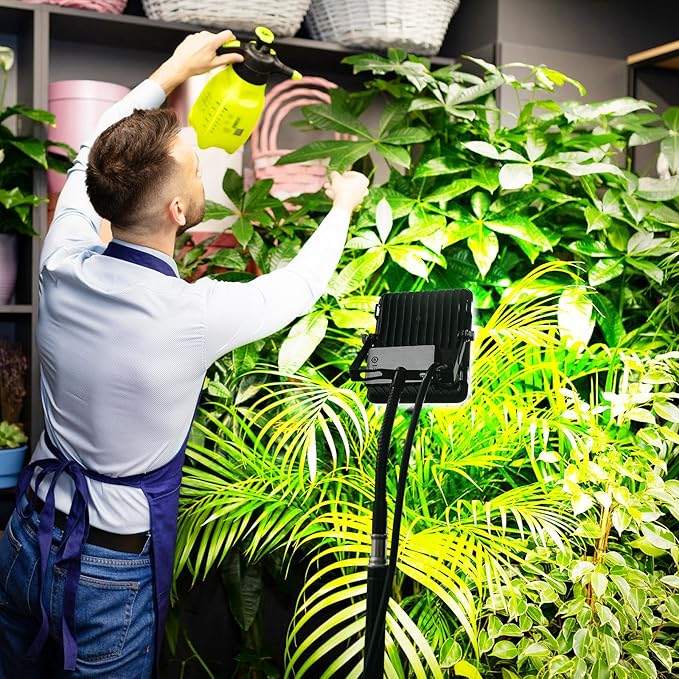 SANSI Grow Lights for Indoor Plants, Dimmable 45W Plant Lights for Indoor Growing, 88 LEDs Full Spectrum Plant Grow Light Adjustable Tripod Stand 33-58 Inches, Auto On/Off Timer with Remote Control