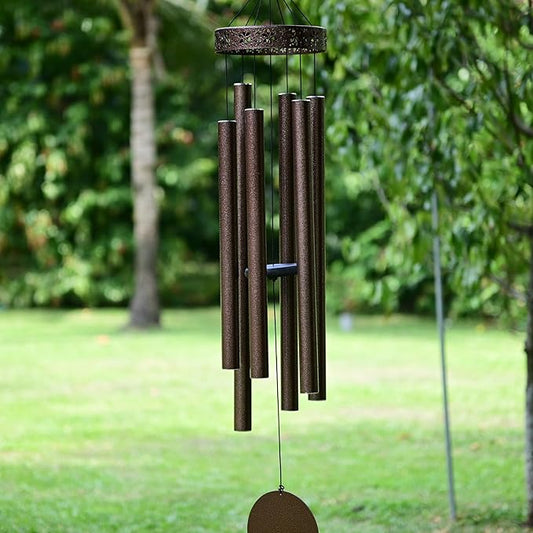 Extra Large Wind Chimes for Outside Deep Tone - 58'' Outdoor Clearance, Deep Tone Wind Chimes, Memorial Wind Chime, Sympathy Gift, Patio Yard, Home Décor, Bronze (58" Bronze)