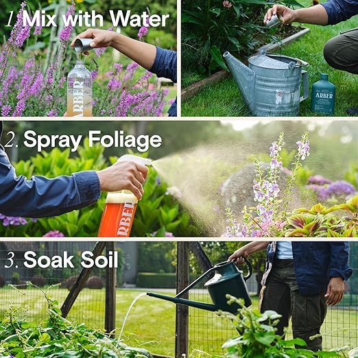 Organic Protectant – Liquid Fertilizer & Plant Food for Houseplants, Indoor & Outdoor Use – Instant Nourishment for Potted Plants, Flowers, Vegetables, Herbs, Air Plants, and Tropical Plants