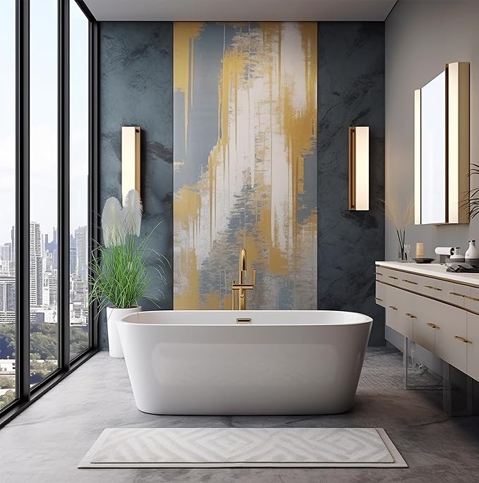 Artificial Plant 47in(1pack) Tall Artificial Grass Plant,Faux Plants Indoor Home Decorative Artificial Plants & Flowers in Pot Fake Plant