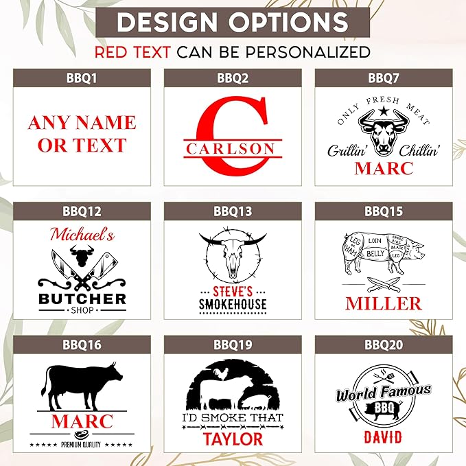 Personalized Tailgating BBQ Grill Accessories Set,11 Pcs Stainless Steel Grilling Accessories, Tailgate Grill for Outdoor Cooking, Camping, Mancave, Backyard,Grilling Gifts for Men,Grill Smoker Gifts