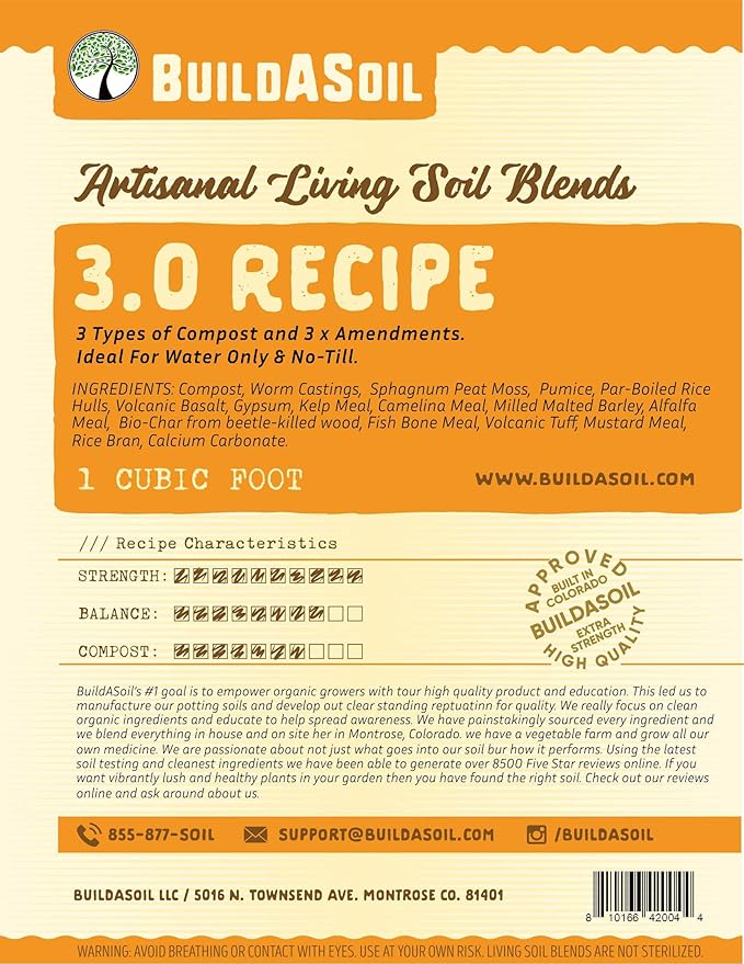 BuildASoil Potting Soil Recipe 3.0