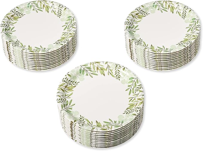 American Greetings Wedding or Bridal Shower Party Supplies, Dinner Plates (36-Count)