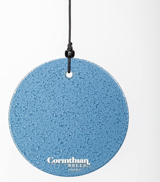 Corinthian Bells by Wind River - 27 inch Sky Blue Wind Chime for Patio, Backyard, Garden, and Outdoor Decor (Aluminum Chime) Made in The USA