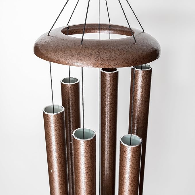 Corinthian Bells by Wind River - 65 inch Copper Vein Wind Chime for Patio, Backyard, Garden, and Outdoor Decor (Aluminum Chime) Made in The USA