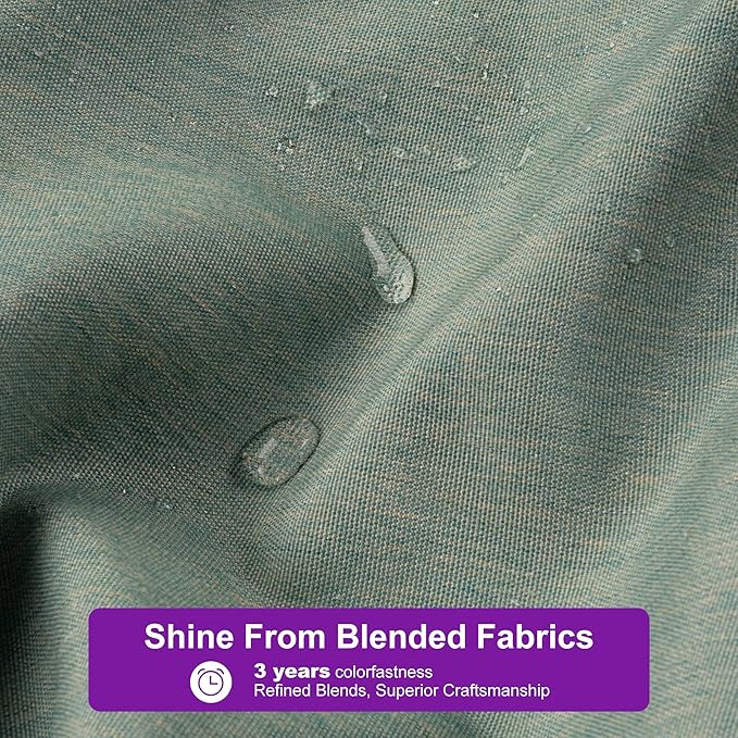 PURPLE LEAF 10 FT Outdoor Umbrella with Base Patio Cantilever Aluminum Umbrella with 3 Years Fade Resistance Recycled Fabric Offset Square with 360-degree Rotation for Deck Pool Garden, Mint Green