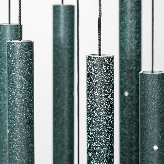 Corinthian Bells by Wind River - 27 inch Green Wind Chime for Patio, Backyard, Garden, and Outdoor Decor (Aluminum Chime) Made in The USA