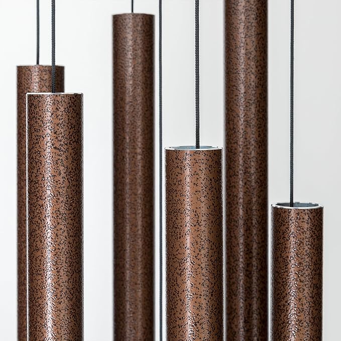 Corinthian Bells by Wind River - 74 inch Copper Vein Wind Chime for Patio, Backyard, Garden, and Outdoor Decor (Aluminum Chime) Made in The USA