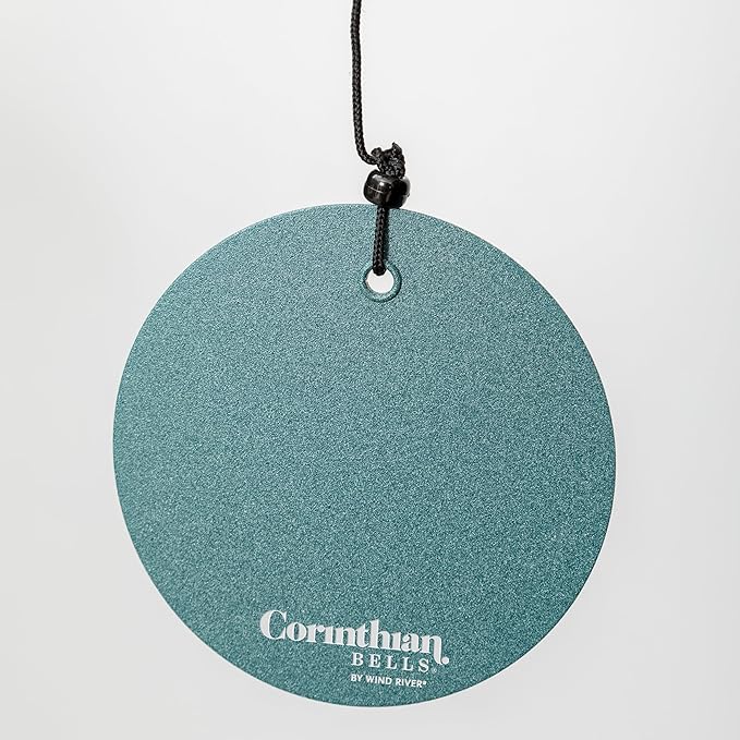 Corinthian Bells by Wind River - 27 inch Patina Green Wind Chime for Patio, Backyard, Garden, and Outdoor Decor (Aluminum Chime) Made in The USA