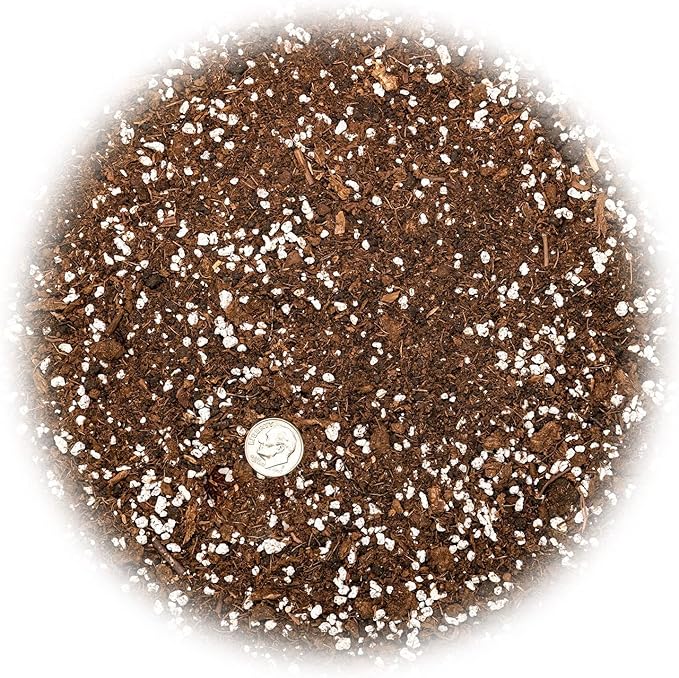 Gardenera House Plant and Tropical Plant Potting Soil - Re-Potting Soil for All Types of Indoor House Plants - 2 Quart Bag