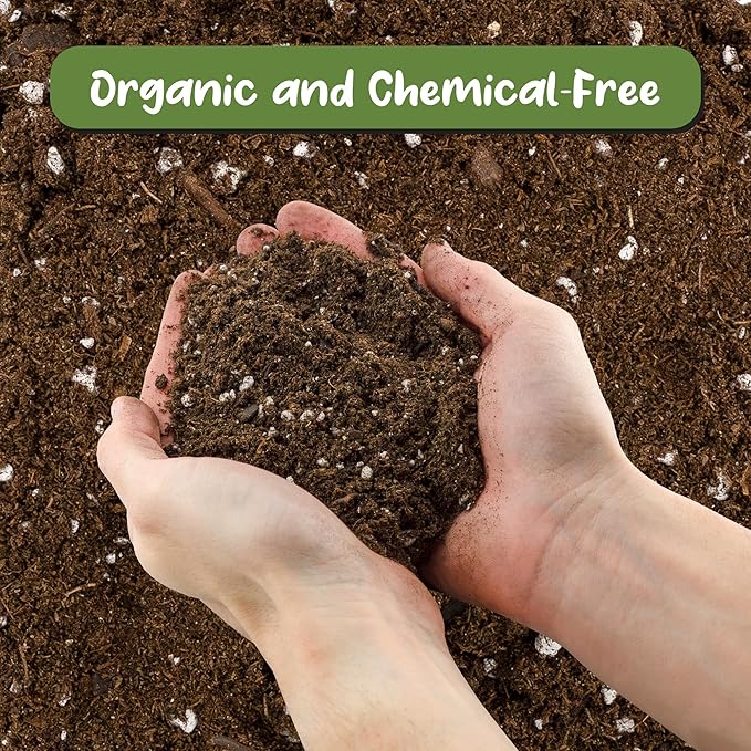 Lavender Potting Soil Mix (4 Quarts), Indoor/Outdoor Container Gardening Blend for Lavender Herb Plants