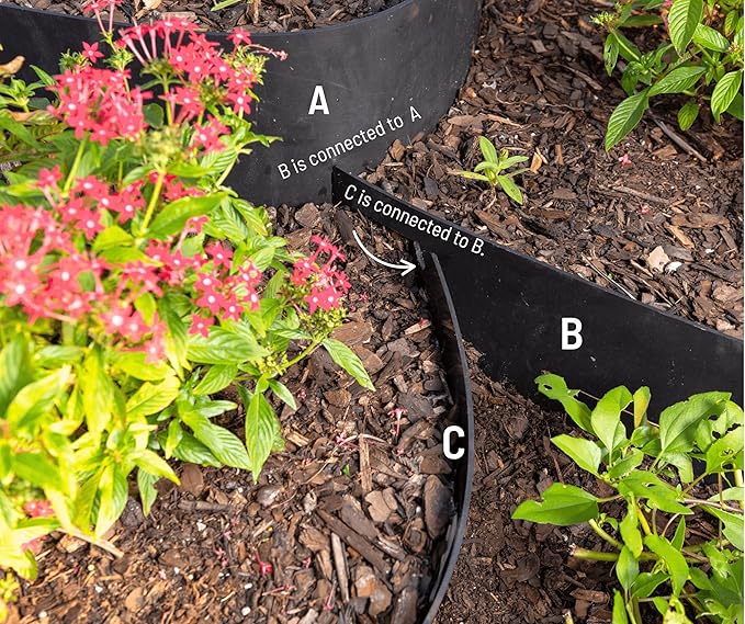 Dirt Locker Erosion Control Hillside Planters, 20-Pack-Black—DIY-Raised Garden Bed Terracing Kit for Steep Slopes, 25°-35°-Geogrid Water Retention Planting Stabilizer-Retaining Wall Compatible