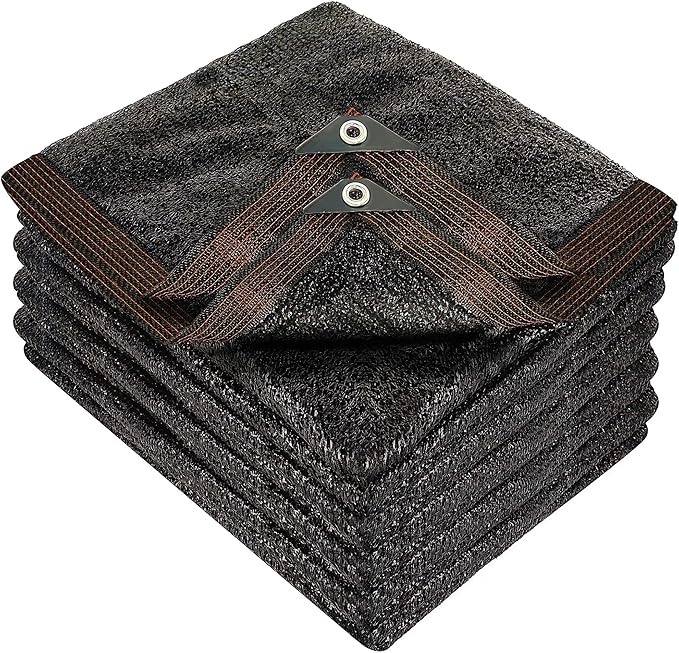 winemana 90% Shade Cloth, Dog Kennel Shade Cover, 20 x 20 FT Sturdy Durable Sunblock Shade Mesh Tarp with Grommets for Patio Plants Greenhouse Chicken Coop Porch