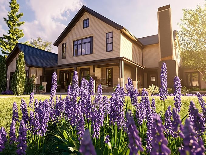 Big Blue Lilyturf | 20 Live Plants | Liriope muscari ‘Big Blue’ | Flowering Ground Cover for Landscaping | Low-Maintenance Ornamental Grass