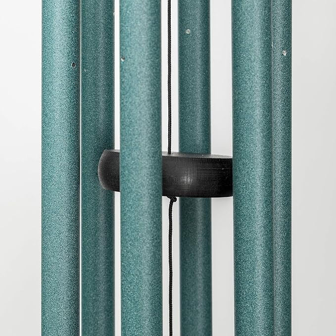 Corinthian Bells by Wind River - 27 inch Patina Green Wind Chime for Patio, Backyard, Garden, and Outdoor Decor (Aluminum Chime) Made in The USA