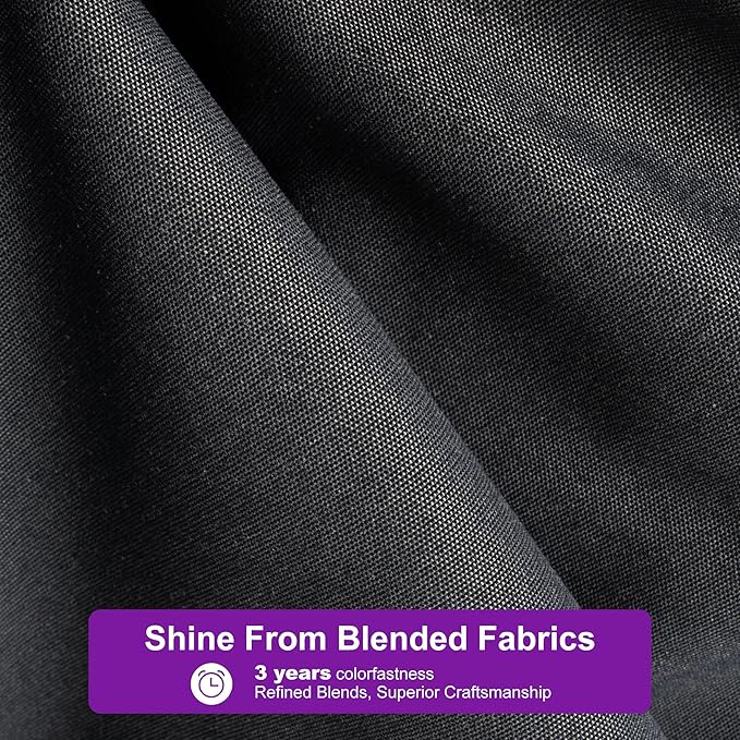 PURPLE LEAF 10 FT Outdoor Umbrella with Base Patio Cantilever Aluminum Umbrella with 3 Years Fade Resistance Recycled Fabric Offset Square with 360-degree Rotation for Deck Pool Garden, Graphite Grey