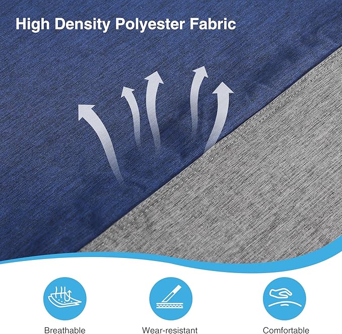 RedSwing Extra-Long Portable Folding Hammock with Stand,Fold Up Hammock with Removable Pillow,Storage Net,Foldable Camping Hammock for Adults for Outdoor,Backyard,Beach,Garden,Lawn