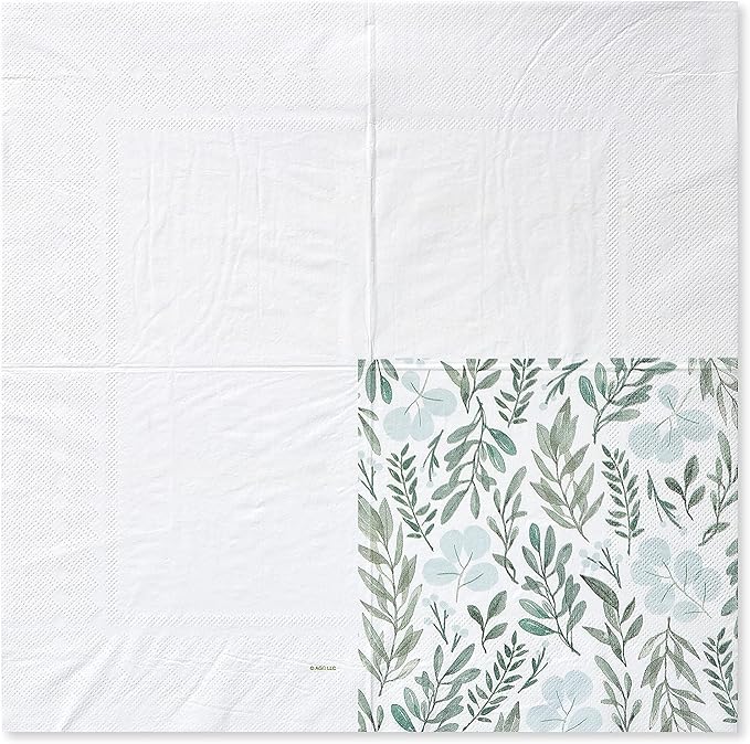 American Greetings Wedding or Bridal Shower Party Supplies, Lunch Napkins (50-Count)