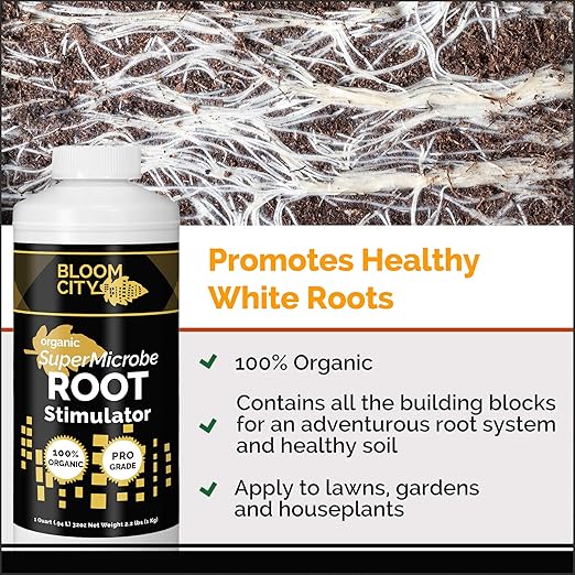 Bloom City Organic Root Stimulant, Salmon and Kelp Formula, Rich with Microbes and Mycorrhizae, Gallon (128 oz)
