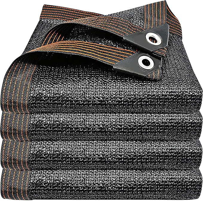 winemana 90% Shade Cloth, Dog Kennel Shade Cover, 6.5 x 10 FT Sturdy Durable Sunblock Shade Mesh Tarp with Grommets for Patio Plants Greenhouse Chicken Coop Porch