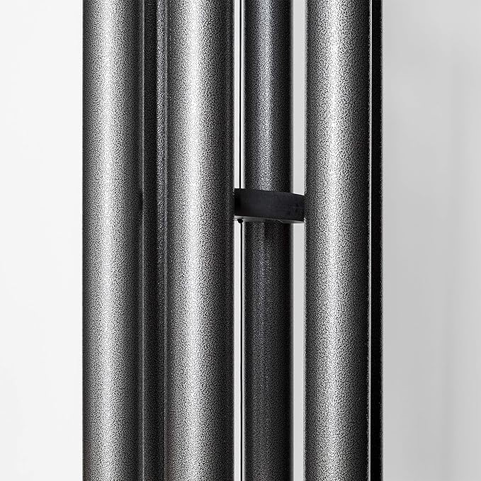 Corinthian Bells by Wind River - 65 inch Silver Vein Wind Chime for Patio, Backyard, Garden, and Outdoor décor (Aluminum Chime) Made in The USA