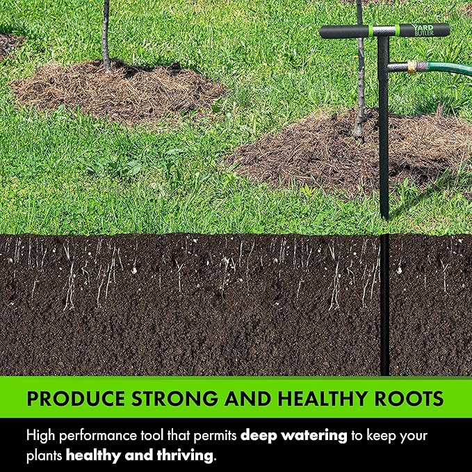 Yard Butler Deep Root Irrigator - Unique Gardening Tool for Irrigation - Deliver Water Directly to Plant Roots - Promote Healthy Growth & Minimize Water Waste - Easy-to-Use Gardening Supplies