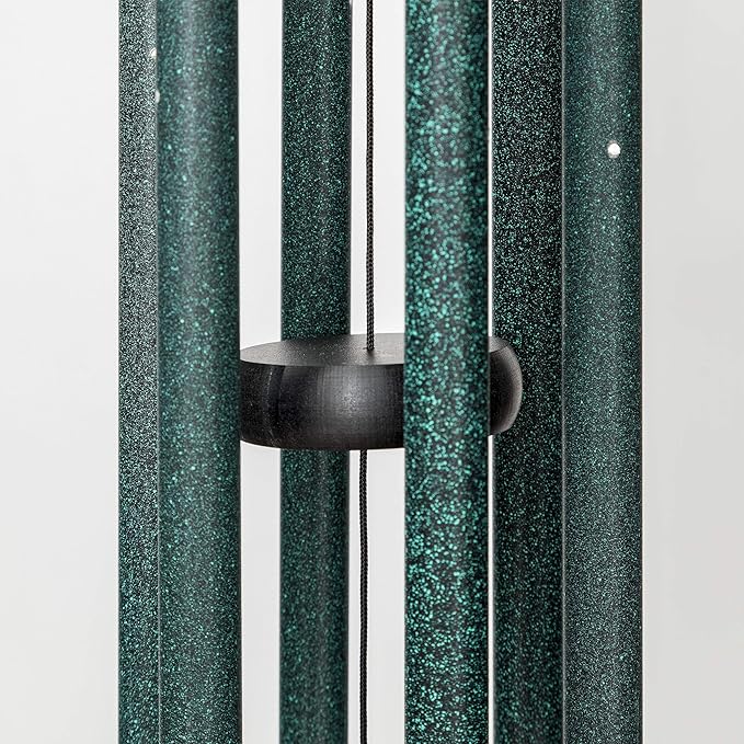 Corinthian Bells by Wind River - 27 inch Green Wind Chime for Patio, Backyard, Garden, and Outdoor Decor (Aluminum Chime) Made in The USA