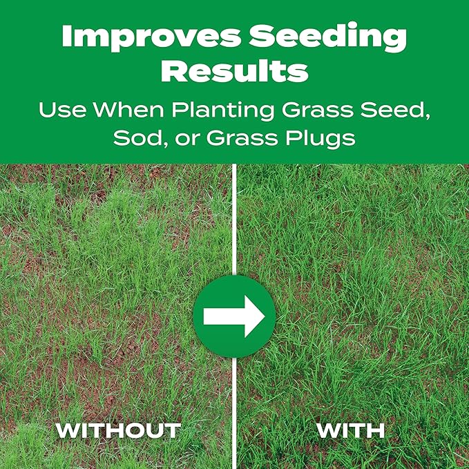 Scotts Turf Builder Starter Fertilizer for New Grass, Use When Planting Seed, 5,000 sq. ft., 15 lbs. (2-Pack)